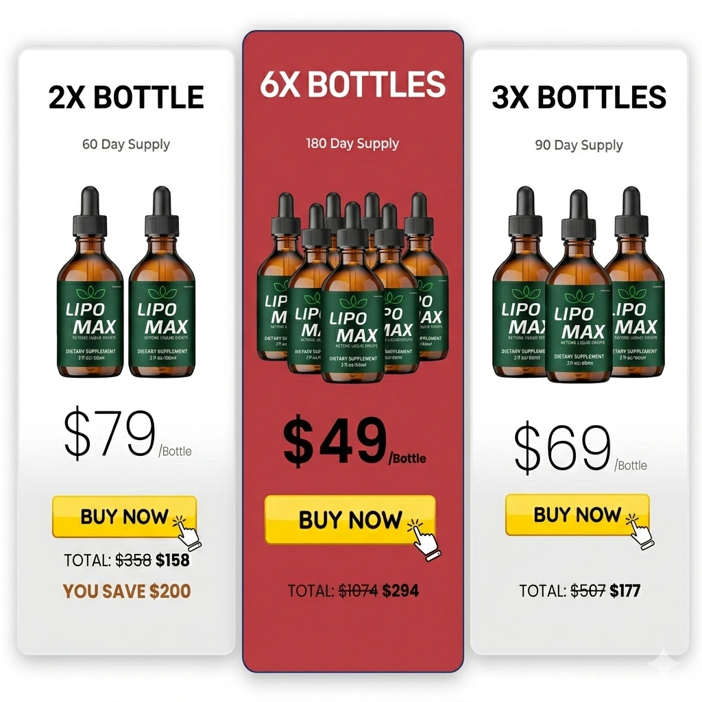 LipoMax  Official Price Packages and Discount Offers
